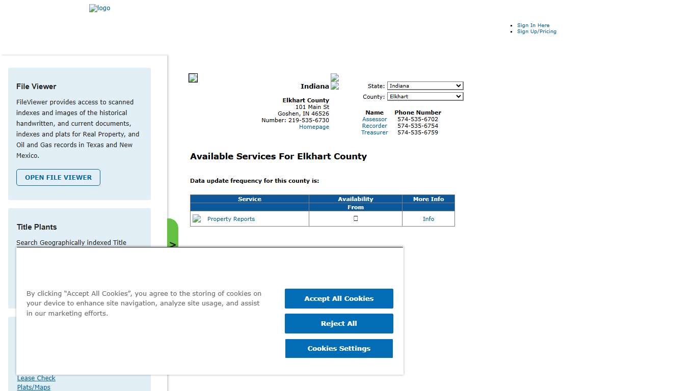 Search Elkhart County Public Property Records Online | CourthouseDirect.com