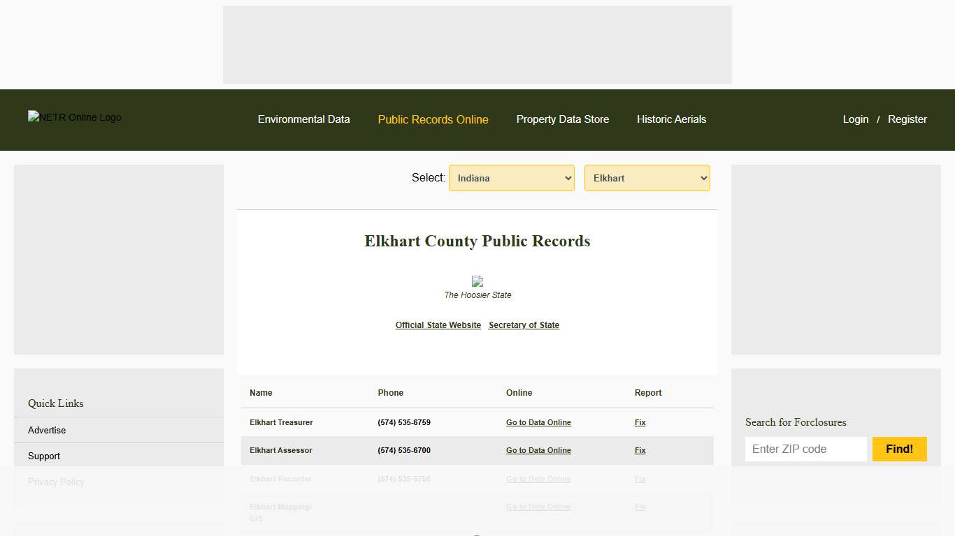 NETR Online • Elkhart • Elkhart Public Records, Search Elkhart Records, Elkhart Property Tax, Indiana Property Search, Indiana Assessor